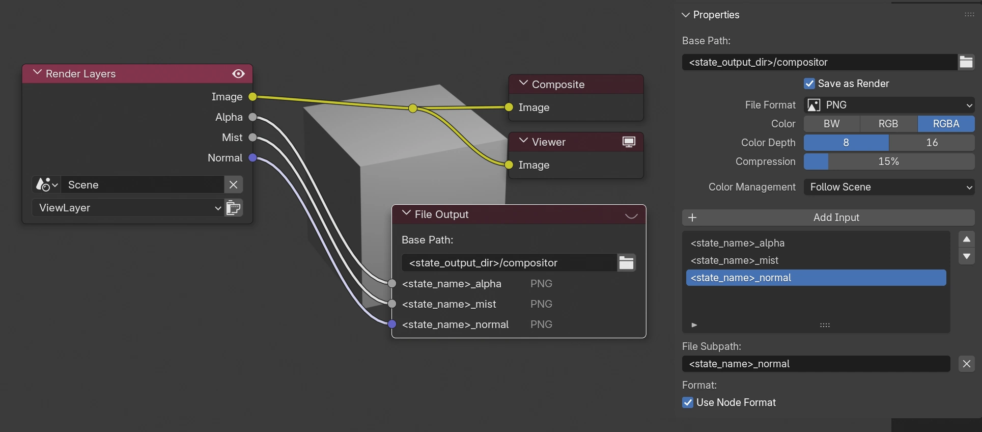 EasyStates Output Example in File Manager