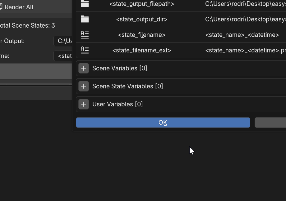 Creating EasyStates Custom Variables