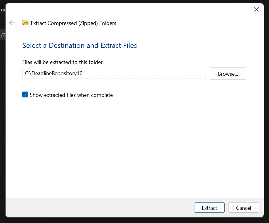Extracting 2